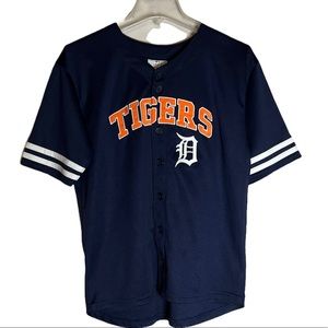 Tigers Youth Baseball Jersey Large